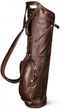 SUN MOUNTAIN LEATHER SUNDAY CART BAG